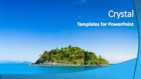  Presentation with green earth - Cool new PPT theme with heaven on earth green pinnacle backdrop and a  colored foreground
