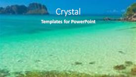  Presentation with green earth - Colorful presentation design enhanced with heaven on earth green pinnacle backdrop and a teal colored foreground