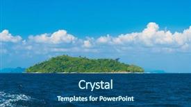  Presentation with green earth - Colorful PPT layouts enhanced with heaven on earth green pinnacle backdrop and a ocean colored foreground