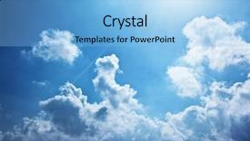  Presentation with blue sky - Amazing theme having heaven shining earth - blue sky background backdrop and a  colored foreground