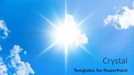  Presentation with heaven - Beautiful theme featuring heaven-wallpaper-cloudy-outdoor backdrop and a light blue colored foreground