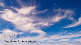  Presentation with heaven - Presentation theme enhanced with heaven-wallpaper-sky-beauty background and a teal colored foreground