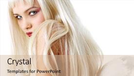  Presentation with angel wings - Beautiful presentation featuring heavenly angels - portrait of lovely blond backdrop and a coral colored foreground