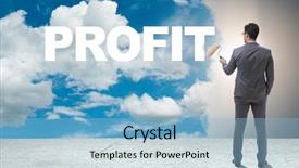  Presentation with economic - Colorful PPT layouts enhanced with art economic - businessman painting in business concept backdrop and a light blue colored foreground