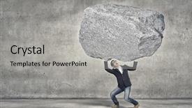  Presentation with strong - Audience pleasing theme consisting of heavy - he is strong enough backdrop and a light gray colored foreground