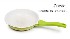 Presentation with dirt dirt texture dirty - Beautiful PPT theme featuring heavy ceramic - dirty frying pan isolated backdrop and a white colored foreground