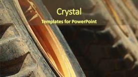  Presentation with rubber - Cool new PPT theme with heavy duty - close up shot of rugged backdrop and a tawny brown colored foreground