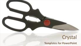  Presentation with utility - Amazing theme having heavy duty - utility scissors with reflection backdrop and a lemonade colored foreground