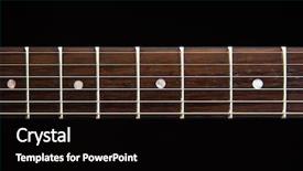  Presentation with electric enineering - Amazing slide deck having rhythm bluse - electric guitar head blue background backdrop and a wine colored foreground