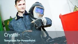  Presentation with welding - Cool new slides with  backdrop and a  colored foreground