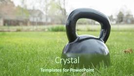  Presentation with iron - Theme having heavy-iron-black-kettlebell background and a  colored foreground