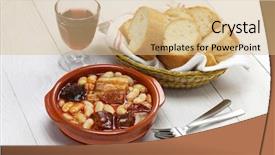  Presentation with chorizo - PPT layouts featuring bra after a breast enhancement background and a tawny brown colored foreground