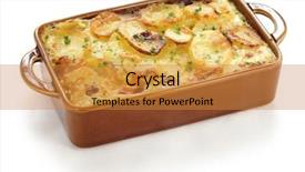  Presentation with culture french russia kids - Audience pleasing PPT theme consisting of heavy lunch - potato gratin gratin dauphinois french backdrop and a gold colored foreground