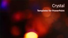  Presentation with stage - Beautiful slide deck featuring heavy metal - blurred stage background backdrop and a wine colored foreground