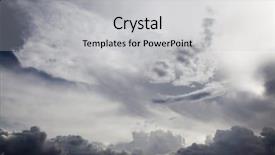  Presentation with storm clouds - PPT theme enhanced with heavy rain - background of storm clouds background and a  colored foreground