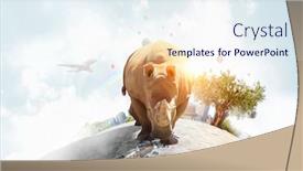  Presentation with tax - Cool new PPT theme with heavy-transport-tax-mixed-media backdrop and a sky blue colored foreground