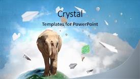  Presentation with transportation - Cool new presentation theme with heavy transport tax mixed media backdrop and a  colored foreground