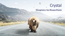  Presentation with tax - PPT theme with heavy transport tax mixed media background and a sky blue colored foreground