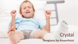  Presentation with broken bone - Amazing theme having heel fracture or broken foot backdrop and a lemonade colored foreground