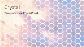  Presentation with futuristic - Presentation with hehagonal-clouds-futuristic-nature-background background and a cream colored foreground