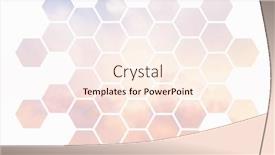  Presentation with futuristic - Slides consisting of hehagonal-clouds-futuristic-nature-background background and a cream colored foreground