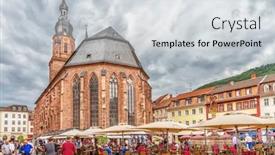  Presentation with holy spirit - Slide set having heidelberg-germany-may-28-2015 background and a light gray colored foreground