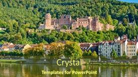  Presentation with old - Slide set consisting of heidelberg-town-with-old-karl background and a tawny brown colored foreground