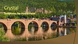  Presentation with old - Audience pleasing PPT layouts consisting of heidelberg-town-with-old-karl backdrop and a tawny brown colored foreground