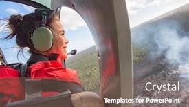  Presentation with volcano eruption - Beautiful PPT layouts featuring helicopter-doors-off-ride-adventure backdrop and a violet colored foreground