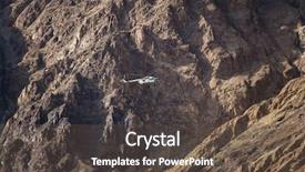  Presentation with himalaya - Slide deck enhanced with helicopter flying over himalaya range background and a tawny brown colored foreground