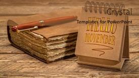  Presentation with november - Presentation enhanced with hello-november-welcome-note-handwriting background and a red colored foreground