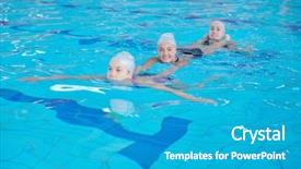  Presentation with rescue - Slides having help-and-rescue-action background and a teal colored foreground