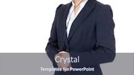  Presentation with help desk - Beautiful presentation theme featuring help desk woman backdrop and a wine colored foreground