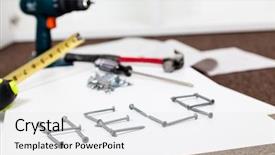  Presentation with home improvement - Theme having help home improvement background and a  colored foreground