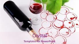  Presentation with goblet - Beautiful slide set featuring help jam - grapes made with wine cork backdrop and a lemonade colored foreground