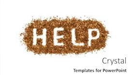  Presentation with quit - PPT theme having help-quit-smoking-concept-written and a white colored foreground