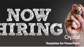  Presentation with help wanted - Amazing slide deck having help wanted - hand writing the text now backdrop and a dark gray colored foreground