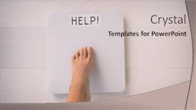  Presentation with dietitian - Amazing presentation theme having a nutrition professional dietitian backdrop and a light gray colored foreground