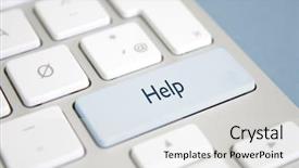  Presentation with keyboard - Presentation theme enhanced with help background and a light gray colored foreground