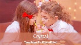  Presentation with christmas ribbon festive - Amazing slides having helper traditional preparation to christmas backdrop and a coral colored foreground