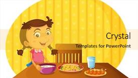  Presentation with vector - Cool new slide deck with helping at home concept - eps backdrop and a  colored foreground