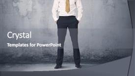  Presentation with bully - Theme with helping coworkers - big angry business bully looking background and a gray colored foreground