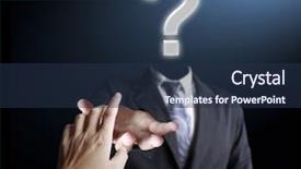  Presentation with helping hand - Theme with helping hand in business background and a tawny brown colored foreground