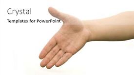  Presentation with helping hand - 