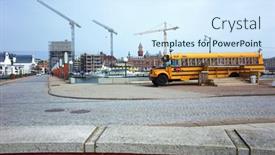  Presentation with construction cranes - 