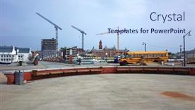  Presentation with construction cranes - 