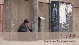  Presentation with finland - PPT layouts with helsinki-finland-april-4-2016 background and a coral colored foreground