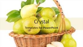  Presentation with white green - Amazing presentation having helthy - green pears in a basket backdrop and a  colored foreground