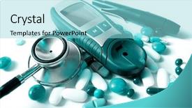  Presentation with measuring blood pressure in haitian - Amazing slide deck having hemoglobin - stethoscope device for measuring blood backdrop and a arctic colored foreground