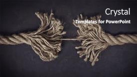  Presentation with hemp - Slides enhanced with hemp-rope-about-to-break background and a dark gray colored foreground